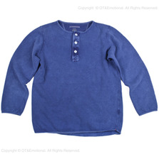 Two Moon ヘンリーネックスウェット インディゴ 30227D画像