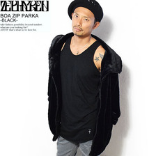 Zephyren BOA ZIP PARKA -BLACK-画像