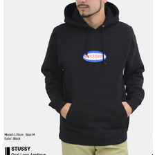 STUSSY Oval Logo Applique Pullover Hoodie 118252画像