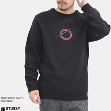 STUSSY International Circle Applique Crew Sweat 118250画像