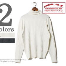 comm. arch. by JOE MC NEEDLE OUT RIB HIGH-NECK画像