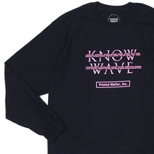 Know Wave NY Art Book Fair L/S Tee BLACK画像