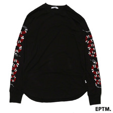EPTM SNAKES L/S TEE VINTAGE BLACK画像