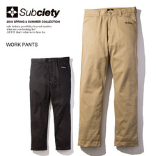 Subciety WORK PANTS 103-01157A画像