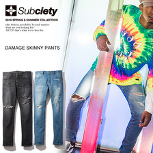 Subciety DAMAGED SKINNY PANTS 103-01161A画像