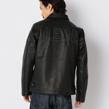 AVIREX COW A-2 PKT CUSTOM DECK JACKET 6171081画像