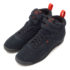 Reebok FREE STYLE HI KAELA BLACK/SCARLET/WHITE CN1720画像
