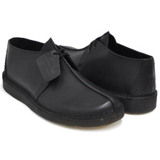 Clarks DESERT TREK BLACK SMOOTH LEATHER 00111433画像