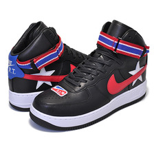 NIKE LAB &times; RICCARDO TISCI AIR FORCE 1 HI/RT BLACK/UNIVERSITY RED-WHITE AQ3366-001画像