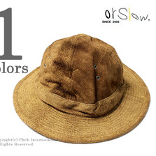 orslow U.S.NAVY ミリタリーハット ブラウンスウェード 03--001-L53画像