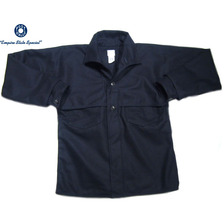 POST OVERALLS #2133 POST WOOL MELTON LOGGER JACKET navy画像