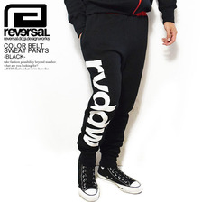 reversal COLOR BELT SWEAT PANTS -BLACK- RV17AW014B画像