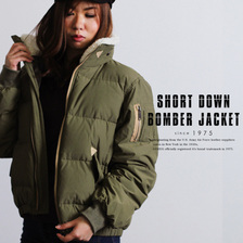 AVIREX SHORT DOWN BOMBER JACKET 6272065画像