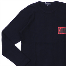 COMME des GARCONS HOMME CdGH LOGO L/S THERMAL NAVY画像