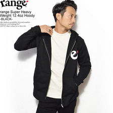 range Super Heavy Weight 12.4oz Hoody -BLACK- RG17F-SW08画像