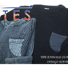 The Endless Summer INDIGO WAVE KNIT SO-7774300画像