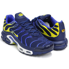 NIKE AIR MAX PLUS BINARY BLUE / ELECTROLIME 852630-402画像