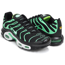 NIKE AIR MAX PLUS BLACK / WHITE - ELECTRO GREEN 852630-009画像