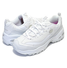 SKECHERS D'LITES DREAM BRIGHT white/silver 11938WSL画像