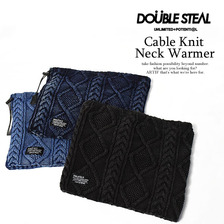 DOUBLE STEAL Cable Knit Neck Warmer 475-90214画像