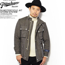 FINDERS KEEPERS FK-MOTERCYCLE JKT/STORM SYSTEM -CHOCOLATE- 40732511画像