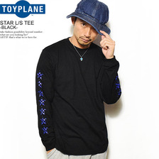 TOYPLANE STAR L/S TEE -BLACK- TP17-GSPTE02B画像