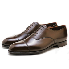 Crockett & Jones Audley Dark Brown Antique MADE IN ENGLAND画像
