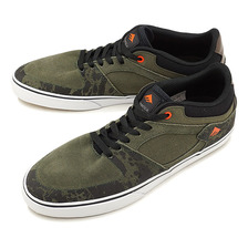Emerica HSU LOW VULC GREEN/BLACK/WHITE画像