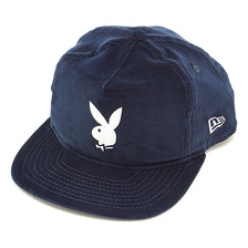 NEW ERA The Golfer PLAYBOY NAVY VELVETEEN/S.WHITE 11474524画像