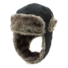 NEW ERA The Trapper Washed Duck BLACK/S.WHITE 11474259画像