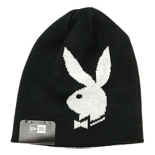 NEW ERA Basic Beanie PLAYBOY BLACK/S.WHITE 11474716画像