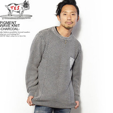 The Endless Summer PIGMENT WAVE KNIT -CHARCOAL- SO-7774301G画像