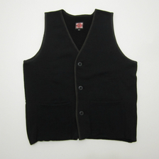 Two Moon War Paint Series Sweat Vest with Deer Skin Piping 10137画像