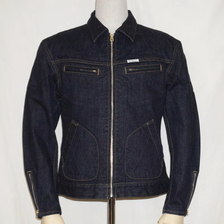 THE FLAT HEAD F-DJ003Z QUILTING ZIP DENIM JKT画像