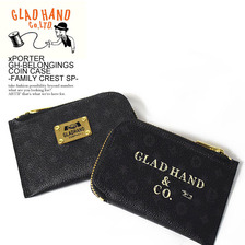 GLAD HAND &times; PORTER GH-BELONGINGS COIN CASE -FAMILY CREST SP-画像