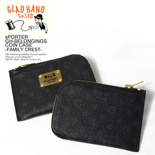 GLAD HAND &times; PORTER GH-BELONGINGS COIN CASE -FAMILY CREST-画像