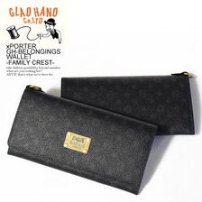 GLAD HAND &times; PORTER GH-BELONGINGS WALLET -FAMILY CREST-画像