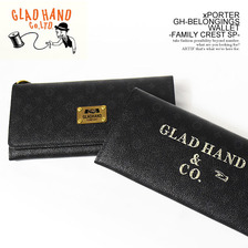 GLAD HAND &times; PORTER GH-BELONGINGS WALLET -FAMILY CREST SP-画像