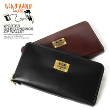 GLAD HAND &times; PORTER GH-BELONGINGS ZIP WALLET画像