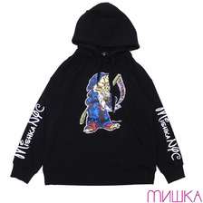 MISHKA LAMOUR MASCOT HOODIE  BLACK MAW170406F画像