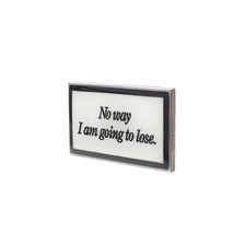 FORTY PERCENT AGAINST RIGHTS NO WAY/PINS WHITE画像