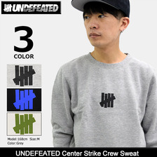 UNDEFEATED Center Strike Crew Sweat 5910948画像