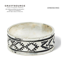 GRAVYSOURCE EMBOSS RING GSRP-AC32画像