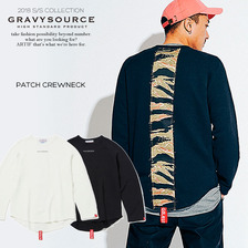 GRAVYSOURCE PATCH CREWNECK GS18-HSW03画像