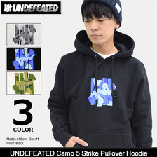 UNDEFEATED Camo 5 Strike Pullover Hoodie 5920929画像