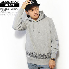 DOUBLE STEAL BLACK PAISLEY PARKA -GRAY- 975-67207画像