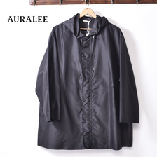 AURALEE SILK TAFFETA HOODED COAT A8SC01TS画像
