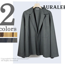 AURALEE WOOL SILK TROPICAL SHIRTS JACKET A8SB01WT画像