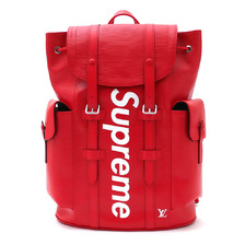 Supreme × LOUIS VUITTON Christpher Backpack PM RED画像