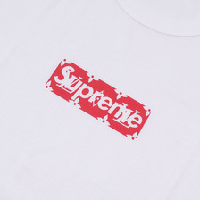 Supreme &times; LOUIS VUITTON Monogram Box Logo Tee RED画像